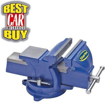 Clarke CVR150BL 150 mm Swivel Base Bench Vice
(Optional available with fixed base)