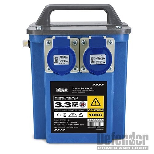Defender 3.3kVA Step Up Transformer