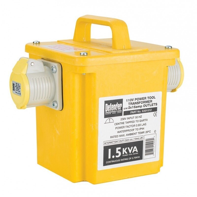 Defender 1.5kVA Transformer 16A