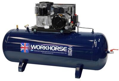 Workhorse Air Compressor 3HP 200L 230V (WR3HP-200S-1)
