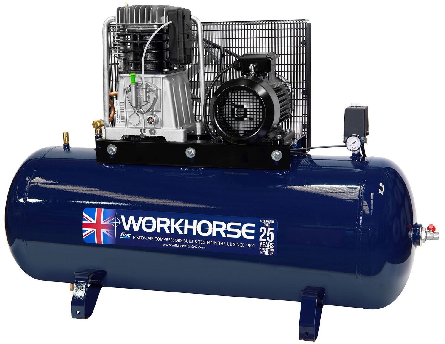 Workhorse Air Compressor 7.5HP 270L 400V (WRN7.5HP-270S)
( Available with free of charge UK mainland delivery )