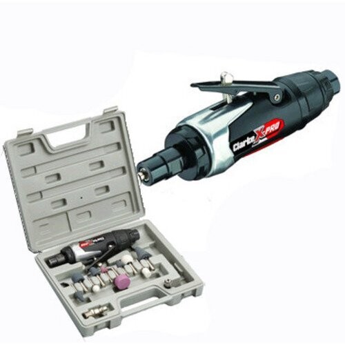 Clarke   CAT129 X-Pro - Professional 15 Piece ¼” Air Die Grinder Kit