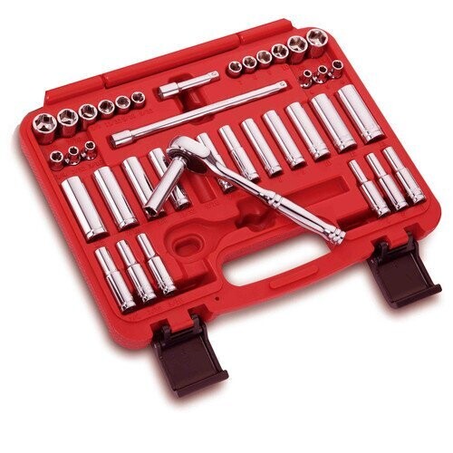 Clarke PRO380 - 39 Piece ¼" Dr. AF/Metric Socket Set