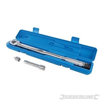 Silverline Torque Wrench 1/2 inch Drive 28-210 Nm ( 633567)