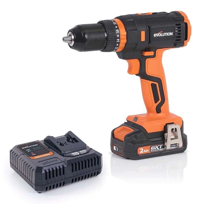 Evolution R13CMB-Li Combi Drill Driver Loaded Inc 2Ah Battery / Single Charger (105-0001A) ( Optionally available as a bare unit) Evolution R13CMB-Li Combi Drill Driver Loaded Inc 2Ah Battery / Single Charger (105-0001A) ( Optionally available as a bare unit)