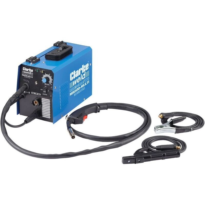 Clarke MIG120-Multi 120A MIG / MMA / TIG Inverter Welder (230V)