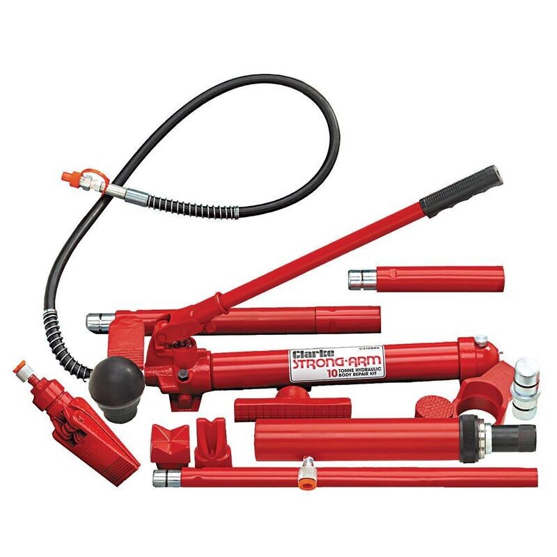 Clarke CS10BRK 10 Tonne Body Repair Kit (Optionally available as the
Clarke  CS10SBRK 10 Tonne Body Repair Kit With Fast Action Pump)