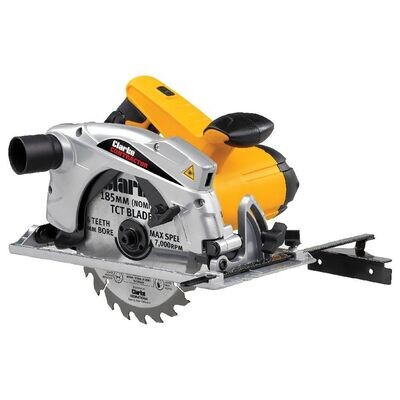 Clarke Contractor CON185B 185mm Circular Saw With Laser Guide (230V)
( Optionally available as Clarke Contractor CON185BSITE 185mm Circular Saw With Laser Guide (110V) for site use.)
