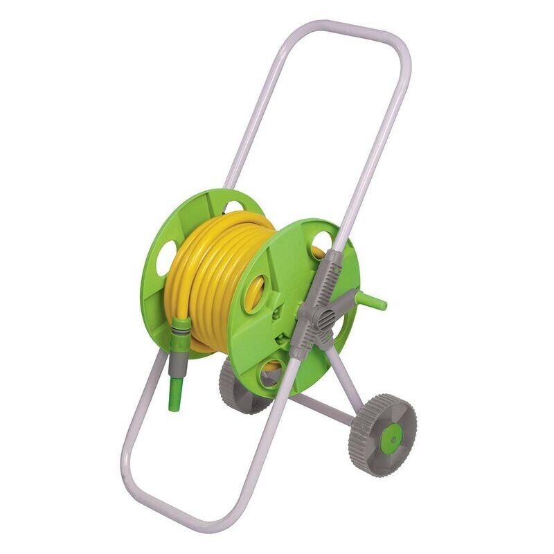 Silverline 30m Metre Water Hose, Reel Trolley & Fittings Set
(Optionally available split as seperate items)