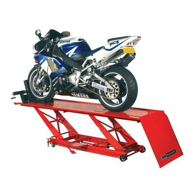 Clarke CML3 Foot Pedal Operated Hydraulic Motorcycle Lift
(Optional​ly available as
Clarke CML3 Air & Foot Pedal Operated Hydraulic Lift)