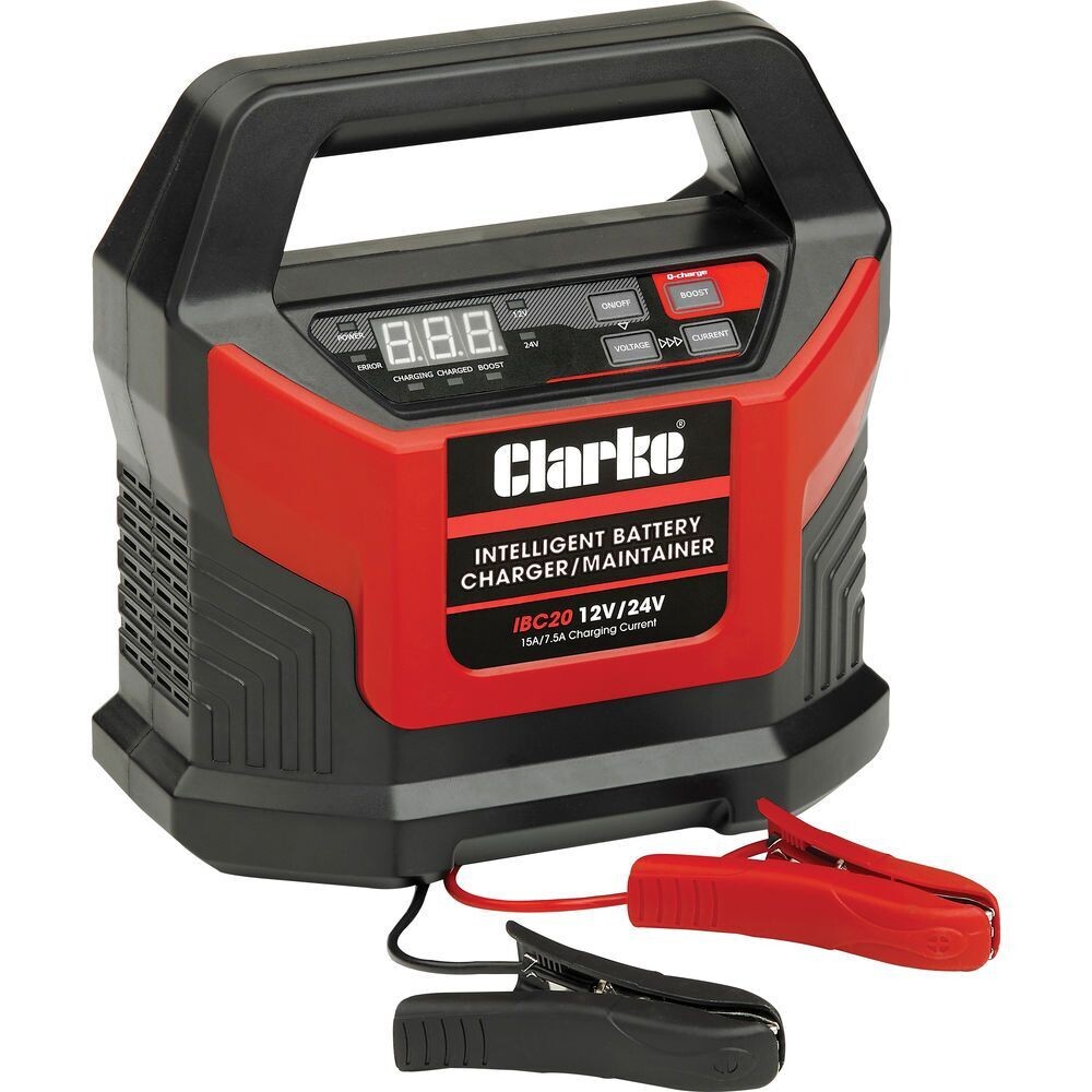 Clarke IBC20 Intelligent 20A Battery Charger 12/24V