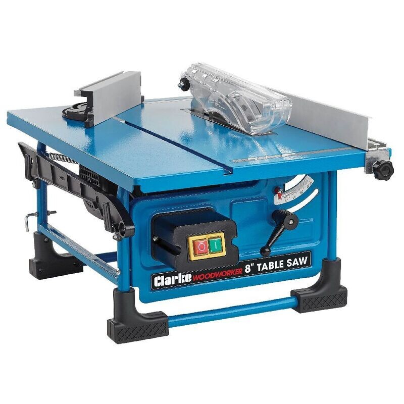 Clarke CTS800C 8" (200mm) Table Saw (Optionally available with the Clarke CWVE2 50L Vacuum Dust Extractor (230V))