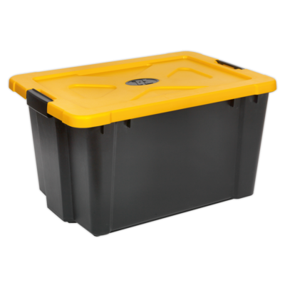 Sealey Composite Stackable Storage Box with Lid / Size Option/ (APB54 54L) (APB27 27L)