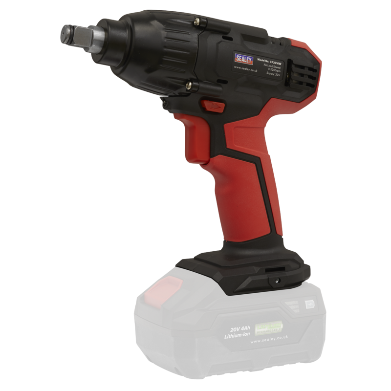 Sealey CP20VIW - Impact Wrench 20V 1/2 Sealey CP20VIW - Impact Wrench 20V 1/2"Sq Drive 230Nm - Body Only