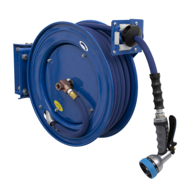 Sealey WHR1512 Heavy-Duty Retractable Water Hose Reel 15m Ø13mm ID Rubber Hose