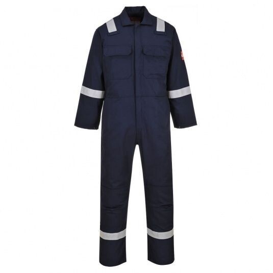 PORTWEST BIZ5 NAVY IONA BIZWELD COVERALLS