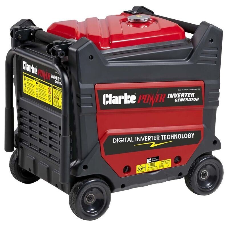 Clarke IG8000 7.5kW Petrol Inverter Generator Clarke IG8000 7.5kW Petrol Inverter Generator