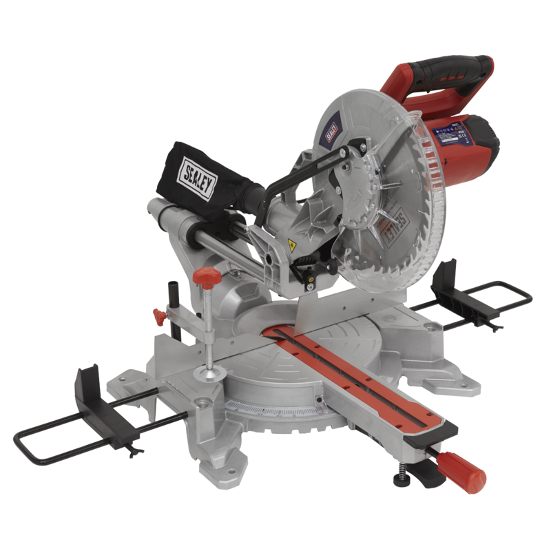 Sealey SMS255  Sliding Compound Mitre Saw Ø255mm
(Optional Multipurpose Cut-Off Saw Blade Ø250 x 2.4mm/Ø30mm 60tpu)