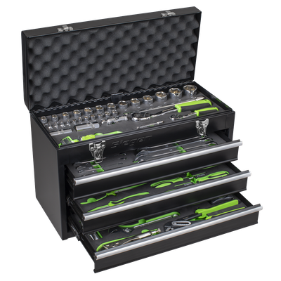 Sealey S01266 Portable Tool Chest 3 Drawer with Tool Kit (98 Pieces)
