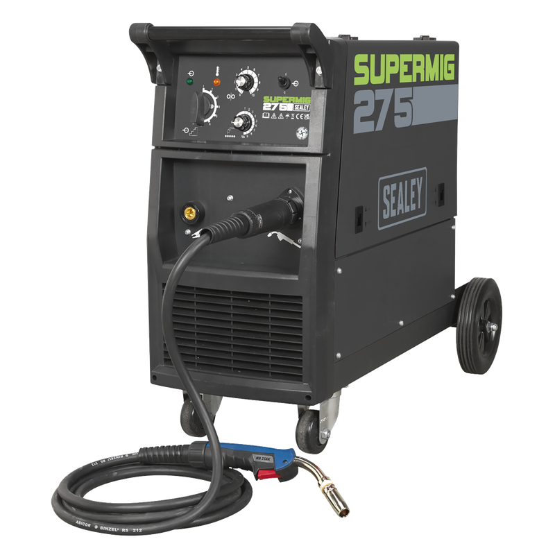 Sealey SUPERMIG275  Professional MIG Welder with Binzel® Euro Torch 270A 230V