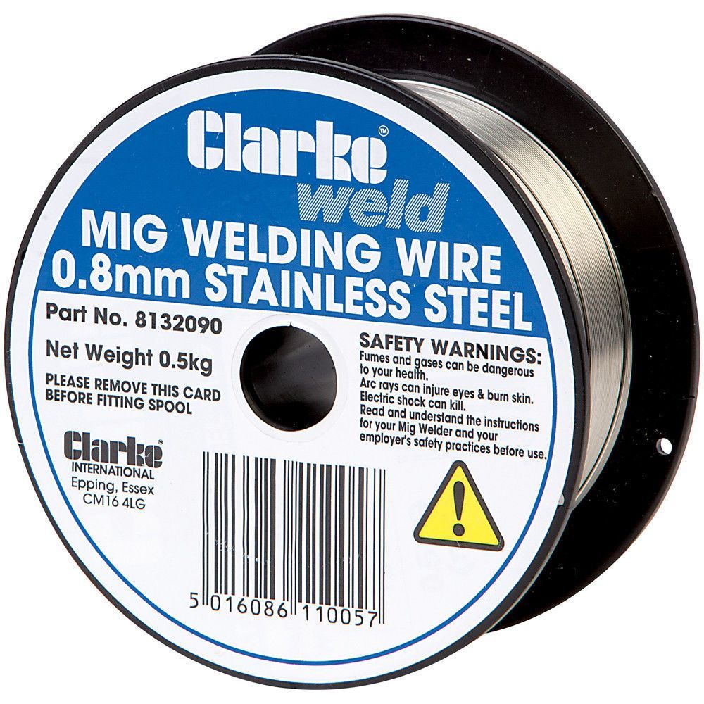 Clarke  MIG Stainless Steel Welding Wire 0.8mm - 0.5kg
