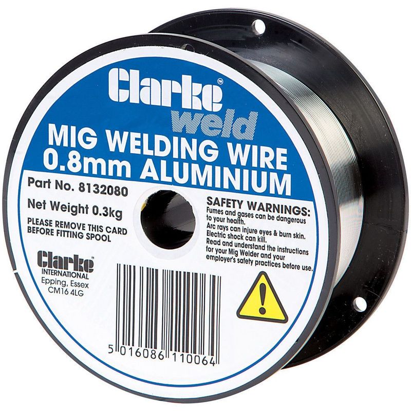 Clarke   Aluminium Welding Wire 0.8mm 0.3kg