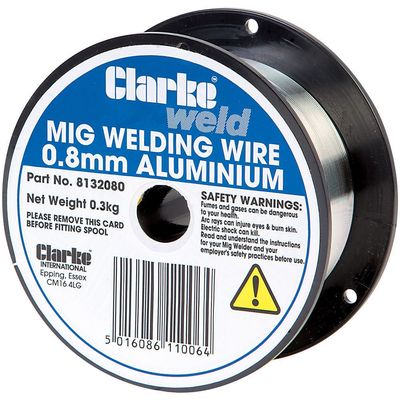 Clarke   Aluminium Welding Wire 0.8mm 0.3kg