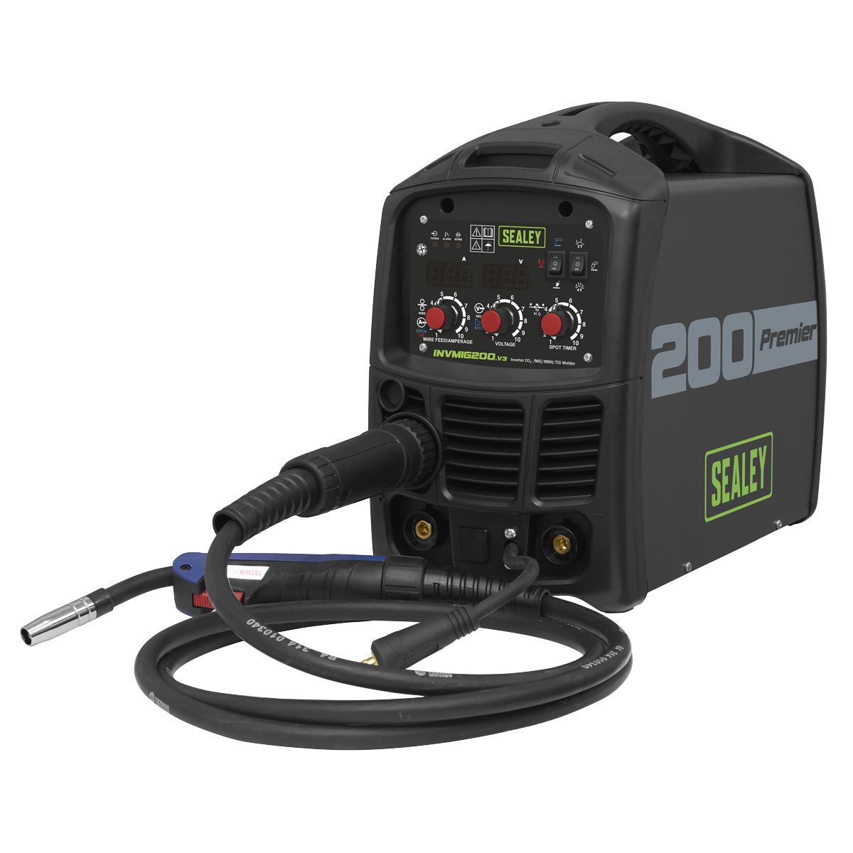 Sealey  INVMIG200  Premier MIG, TIG & MMA Inverter Welder 200A