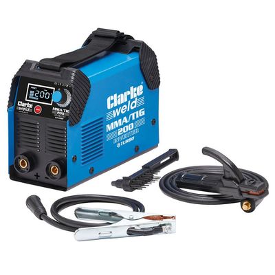Clarke  MMA/TIG200 200 Amp Inverter MMA/TIG Welder (230V)