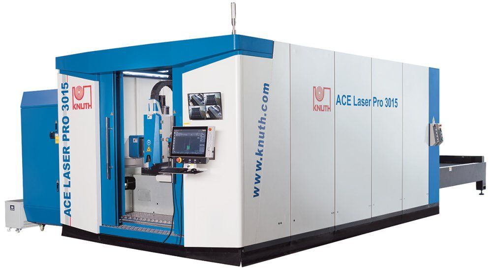 Knuth ACE Laser PRO 3015 12R Laser Cutting System 12kw 3000 x 1500 Table