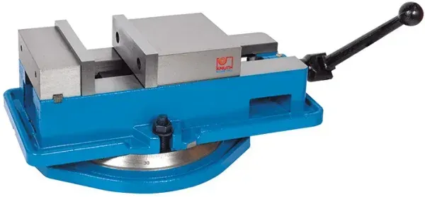 Knuth NZM Machine vise with pull-down  ( Optional Sizes NZM 100, 125, 160, 200 mm Jaw Width)