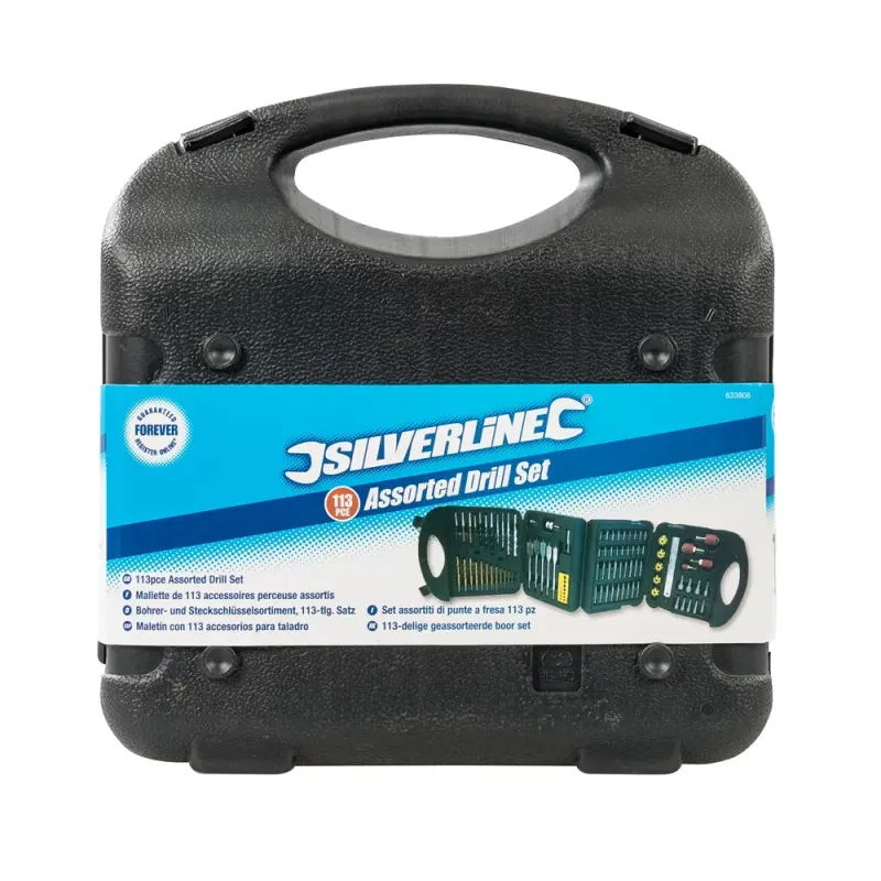 Silverline Assorted Drill Set 113pce
