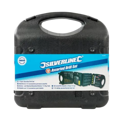 Silverline Assorted Drill Set 113pce