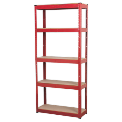 Sealey Racking Unit with 5 Shelves 150kg Capacity Per Level ( Painted or Galvanised Finish)