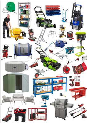 Home & Hobby Tools, Household Equipment