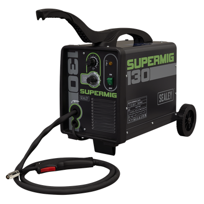 Sealey SUPERMIG130  Mini Portable Gas/Gasless MIG Welder 130A 230V