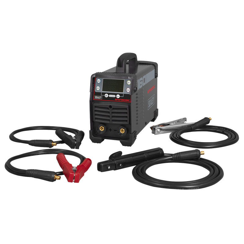 Sealey MMA/ARC Inverter Welder 160A & Battery Charger/Starter 200A 230V (MW160BC)