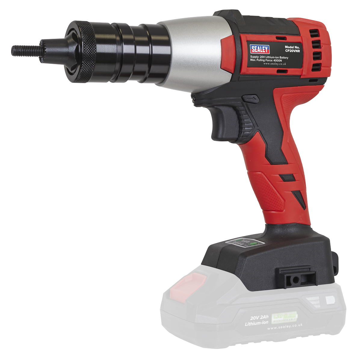 Sealey CP20VNR  SV20 Series Brushless Cordless Nut Riveter 20V - Body Only