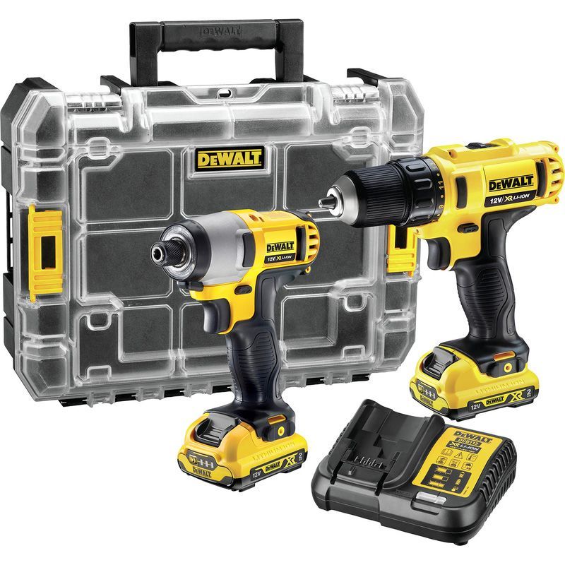 DeWalt DCK211D2T-GB 12V XR Cordless Drill Driver & Impact Driver Twin Pack 2 x 2.0Ah DeWalt DCK211D2T-GB 12V XR Cordless Drill Driver & Impact Driver Twin Pack 2 x 2.0Ah