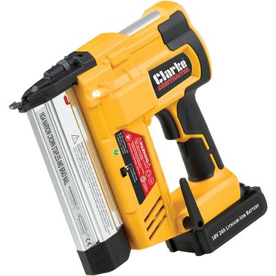 Clarke CONSN18LiC 18V Li-Ion Contractor Stapler/Nailer With 1x2.0Ah Battery