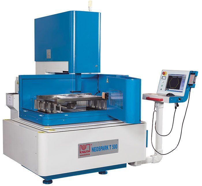 Knuth NeoSpark T 500 Wire Cut CNC Electric Discharge Machine ( Part No. 180563 ) High precision and quality plus excellent price performance ratio Knuth NeoSpark T 500 Wire Cut CNC Electric Discharge Machine ( Part No. 180563 ) High precision and quality plus excellent price performance ratio