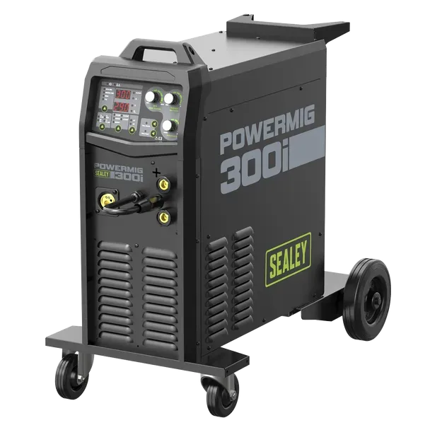 Sealey  POWERMIG300i 300A Professional Gas/Gasless MIG/TIG/MMA Inverter Welder 400V 3ph