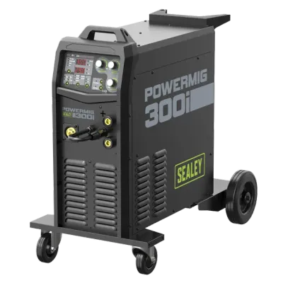 Sealey  POWERMIG300i 300A Professional Gas/Gasless MIG/TIG/MMA Inverter Welder 400V 3ph