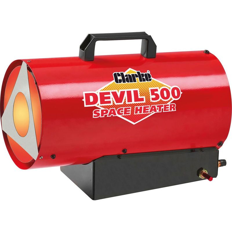Clarke Devil 500 10kW Propane Gas Fired Space Heater (230V) Clarke Devil 500 10kW Propane Gas Fired Space Heater (230V)