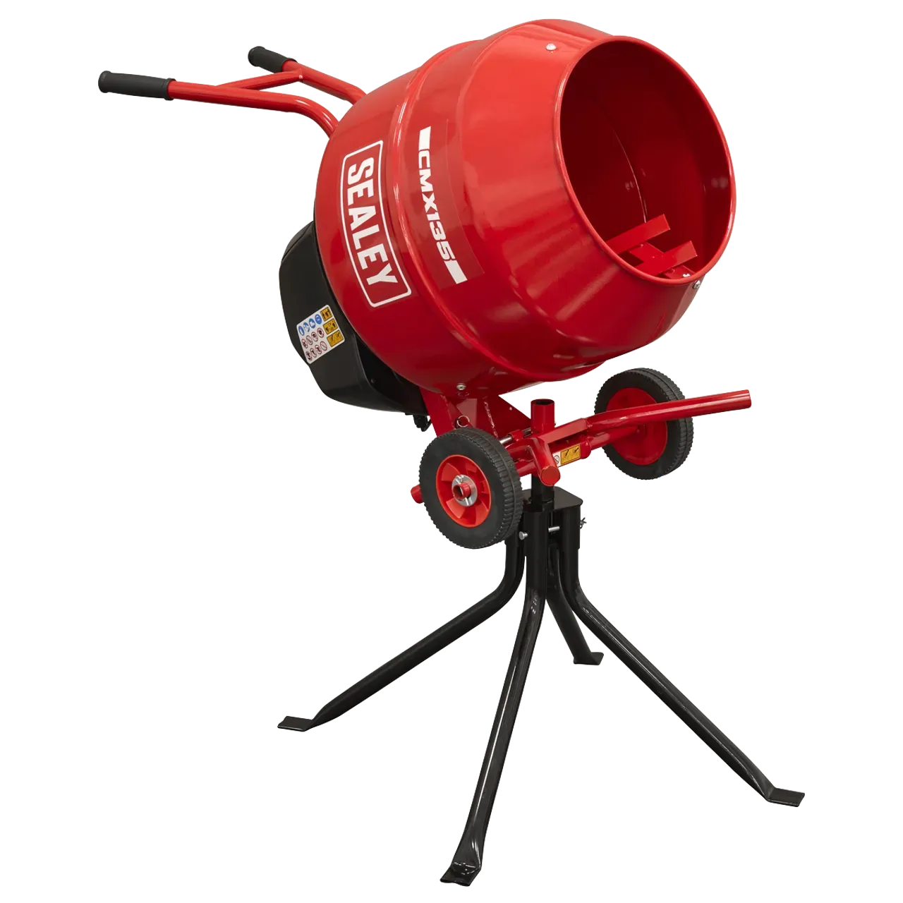 Sealey  CMX135 135L Cement Mixer with Stand 550W