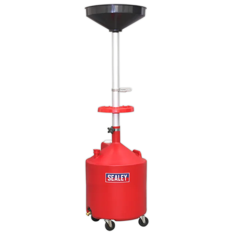 Sealey AK80D Gravity Discharge Mobile Oil Drainer 80L Sealey AK80D Gravity Discharge Mobile Oil Drainer 80L