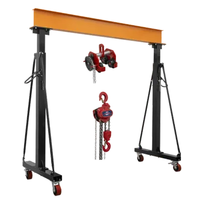 Sealey  SG3000KITG Portable Adjustable Gantry Frame with Geared Trolley & Hoist Combo 3 Tonne