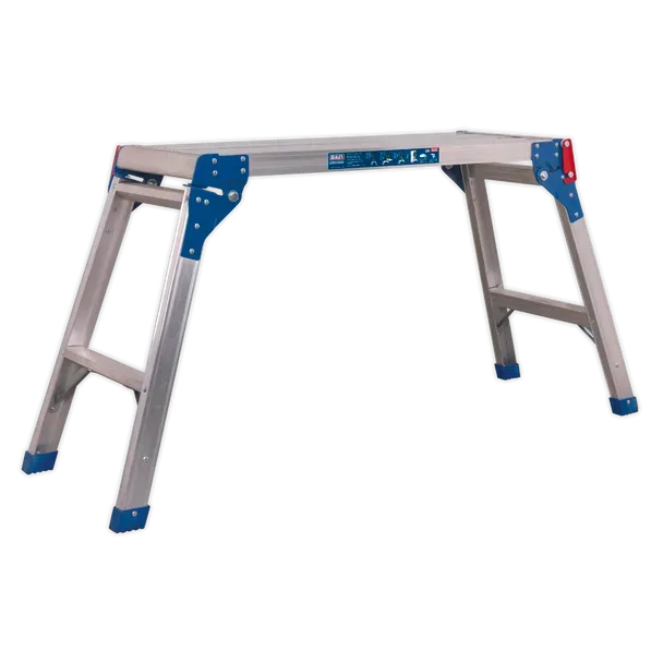 Sealey APS2E Aluminium 2-Tread Folding Platform - EN 131-4 Sealey APS2E Aluminium 2-Tread Folding Platform - EN 131-4