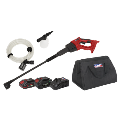 SEALEY SV20 Series Cordless Pressure Washer - CP20VPWKIT cw 2 batteries