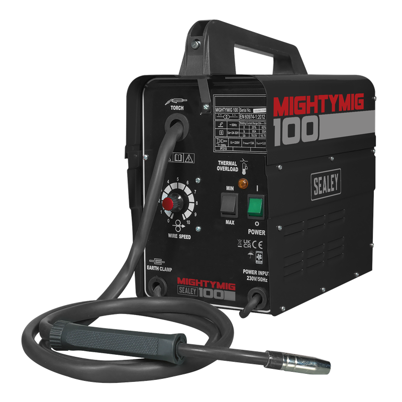 Sealey  MIGHTYMIG100  Gasless MIG Welder 100A 230V